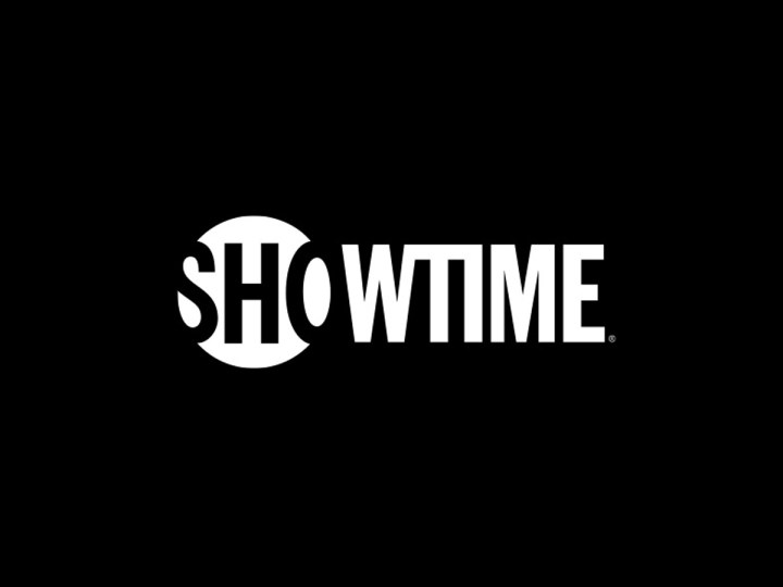 The Showtime logo against a black background.