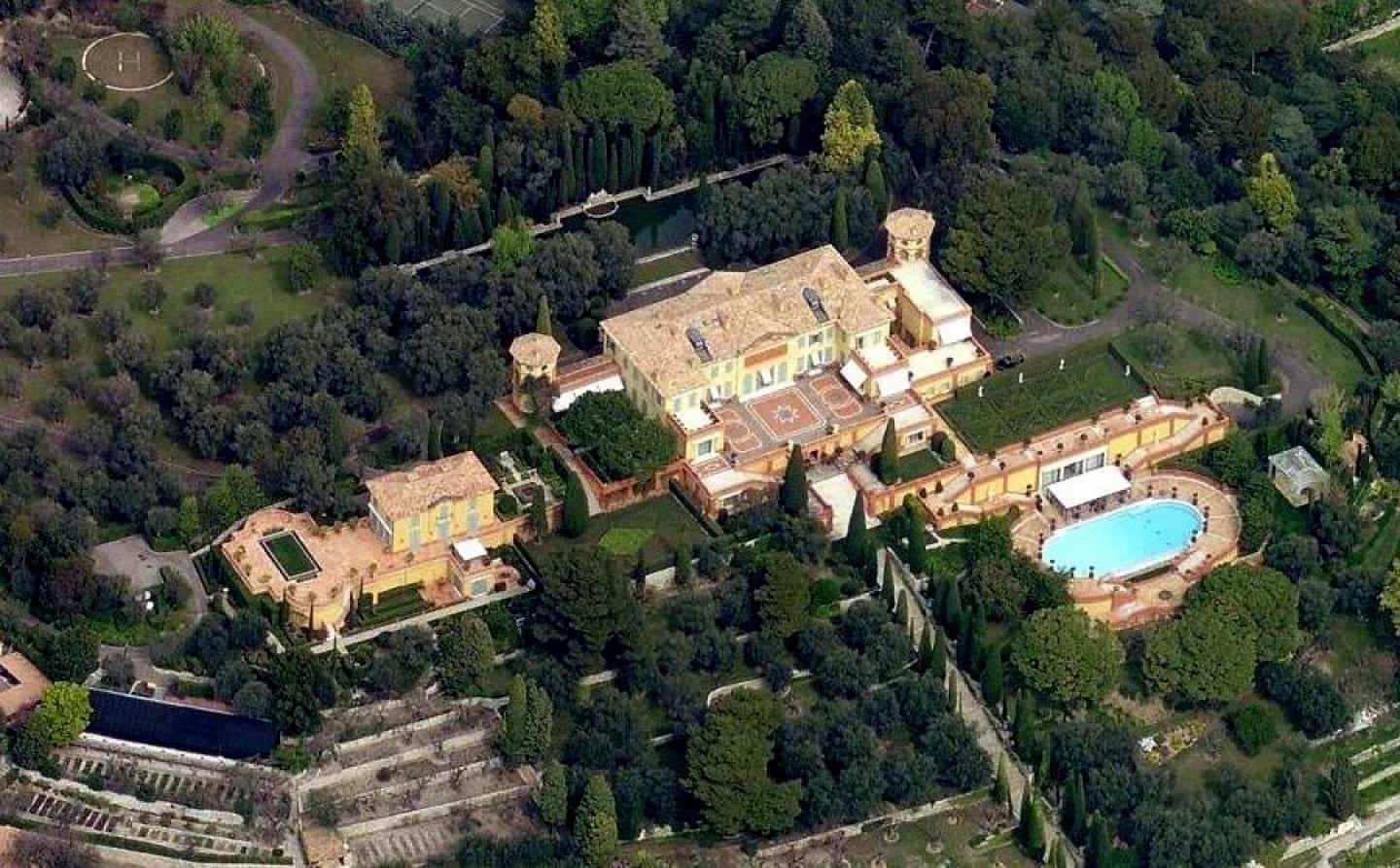 Villa Leopolda Aerial View